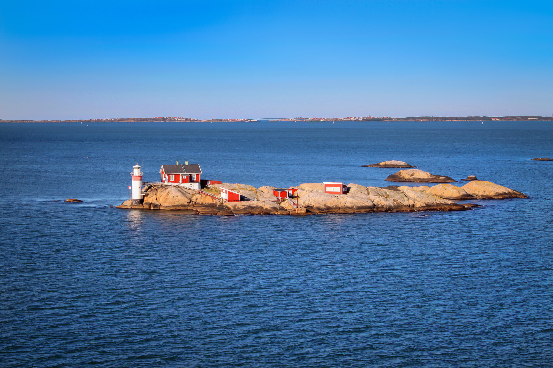 Lighthouse in Gothenburg Archipelago