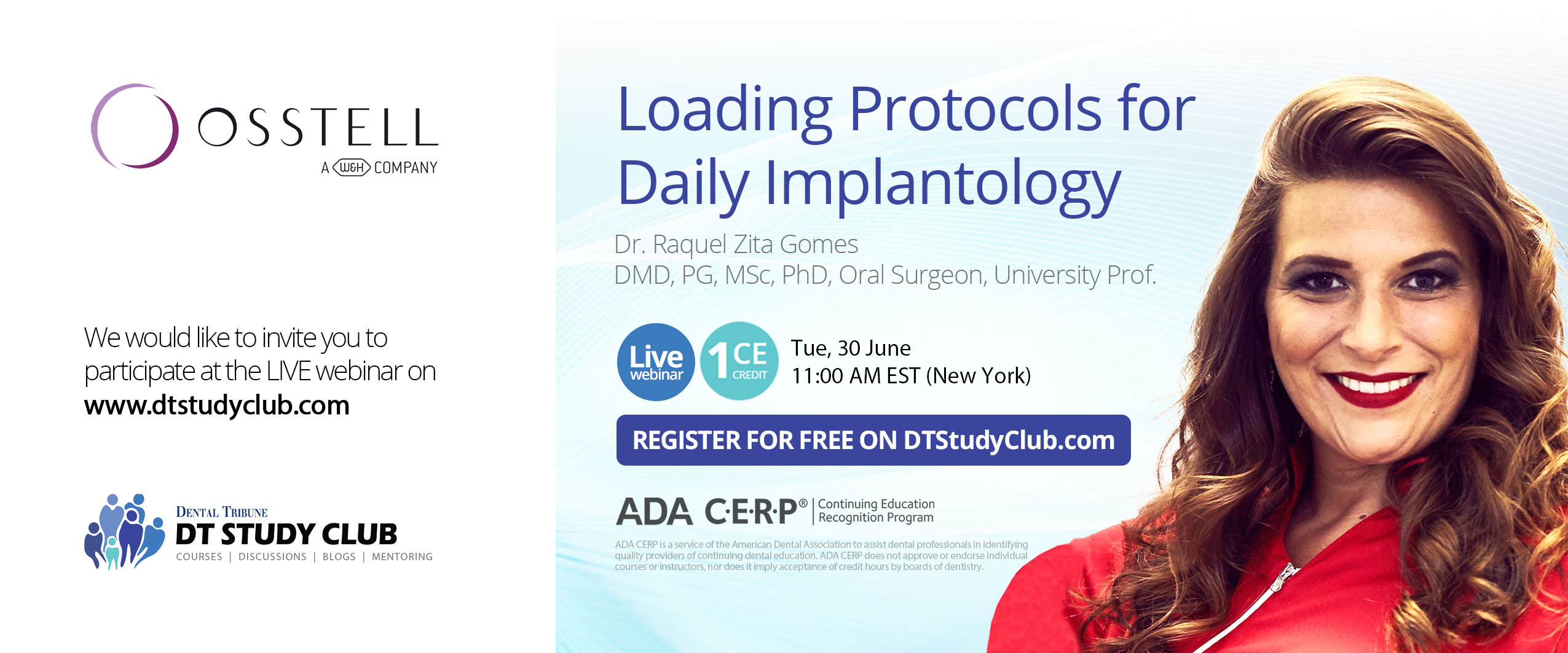 Webinar with Dr Raquel Zita Gomes on DT Study Club June 30th 2020